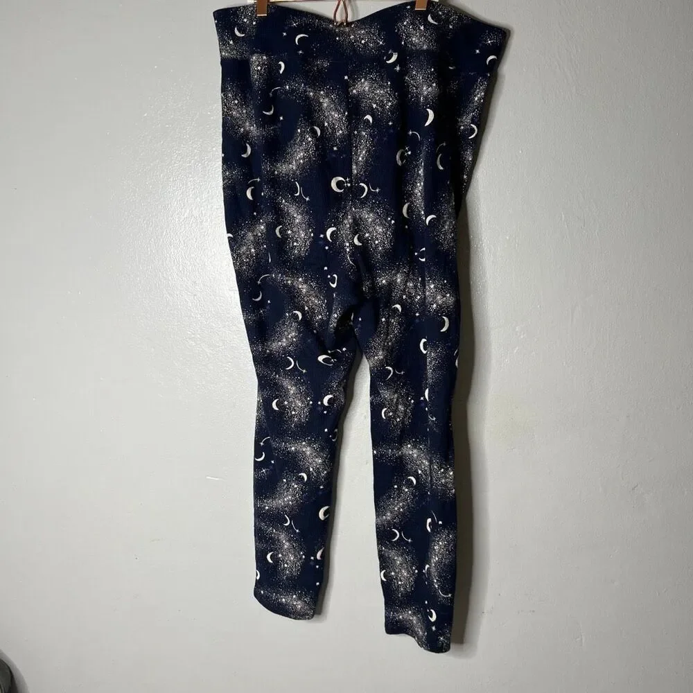 Lane Bryant Cacique 18/20 Pajama set Thermal Legging Set Crescent Maritime